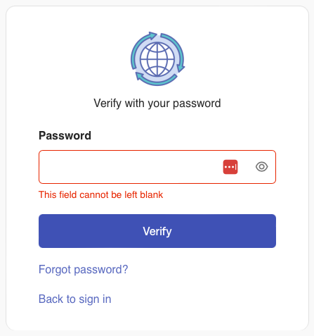 Step 2 of Resetting Your Community Access Password
