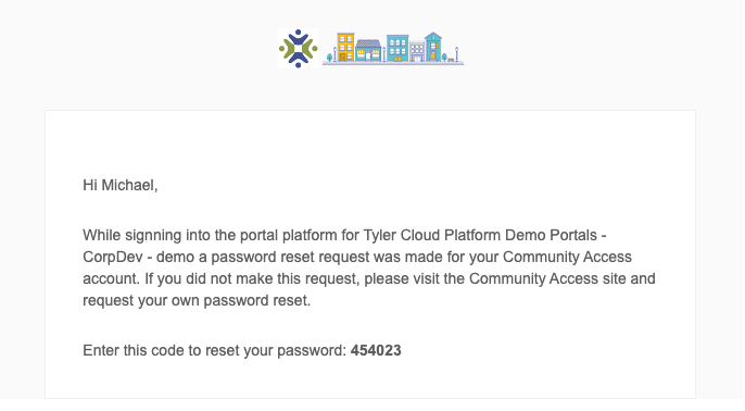 Thumbnail of Step 4 of Resetting Your Community Access Password