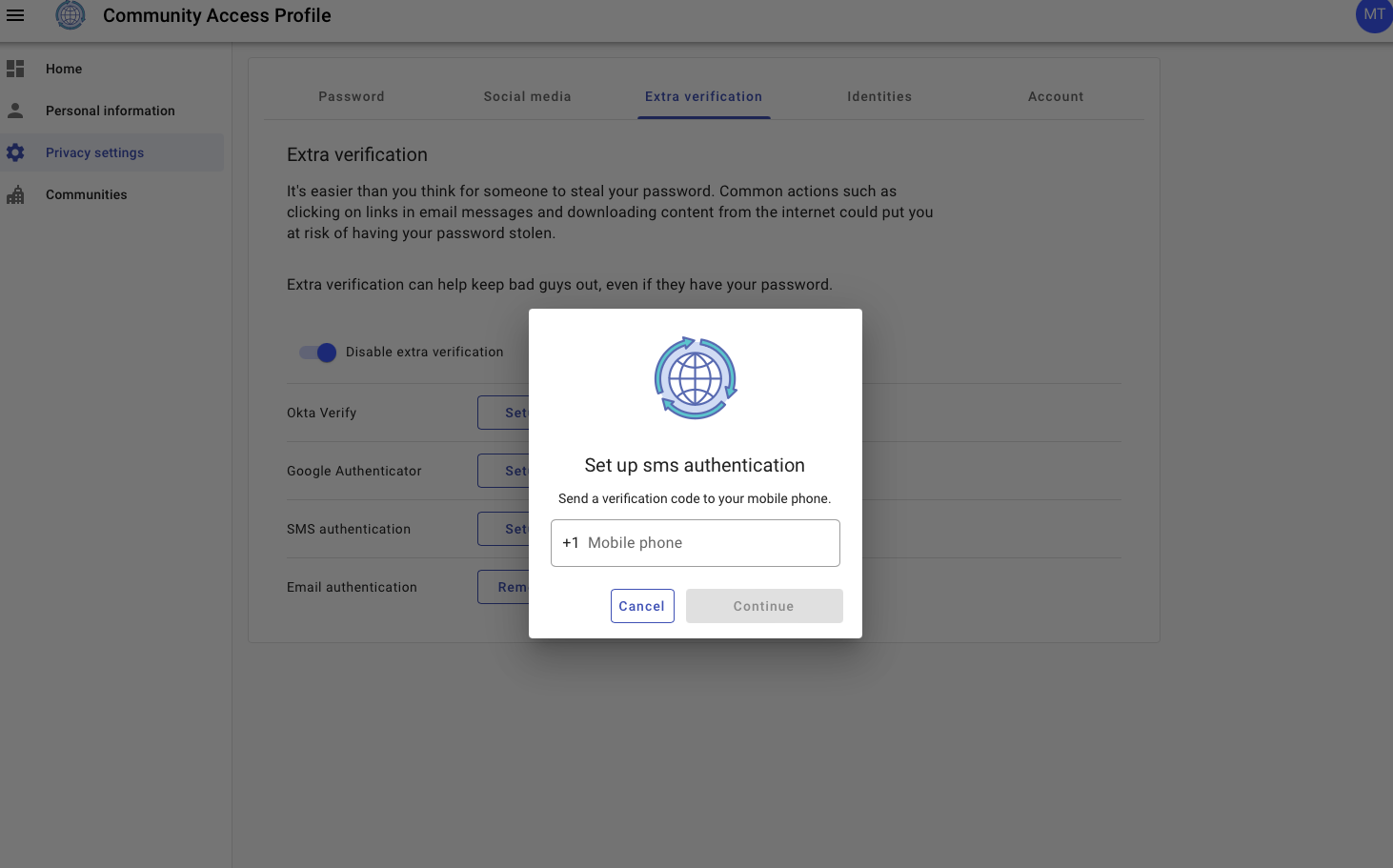 Thumbnail of Step 5 of Adding Multi-Factor Authentication to Your Account